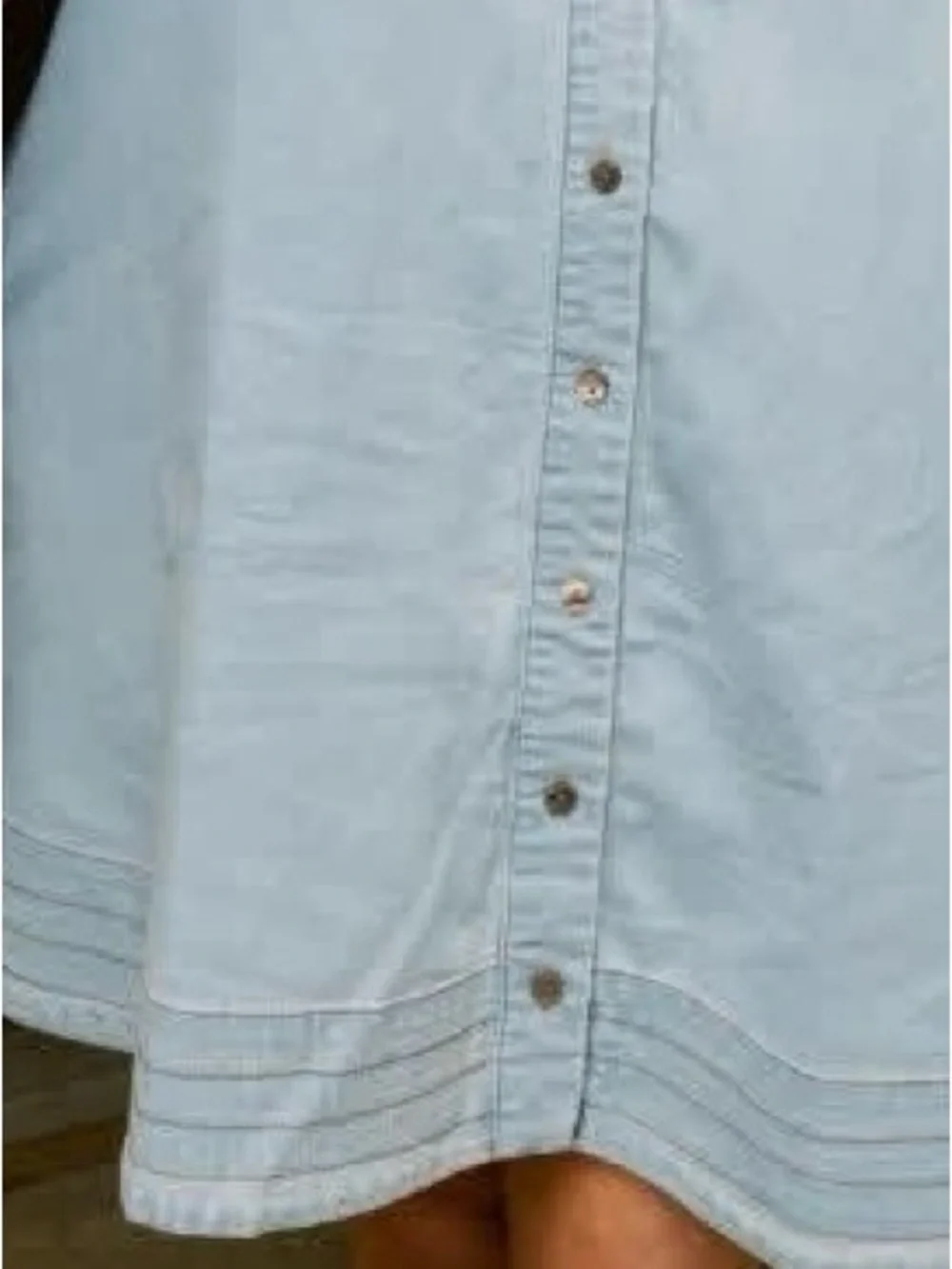 Entro Denim Edge Collared Mini Dress - Picture 5 of 6